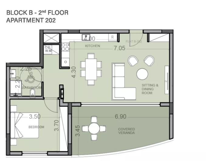 Apartment (Flat) in Kato Paphos, Paphos for Sale