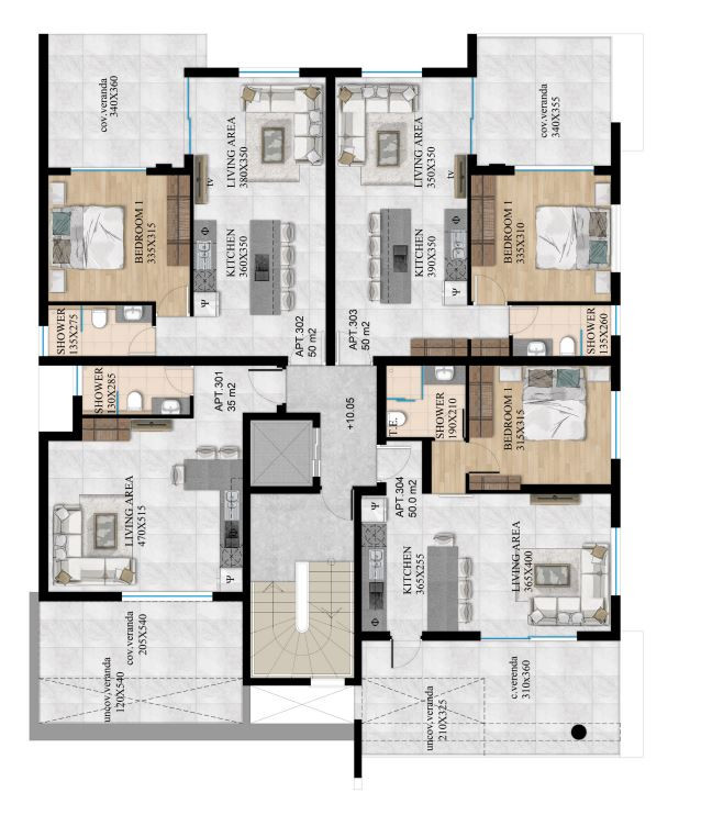 Apartment (Studio) in Zakaki, Limassol for Sale