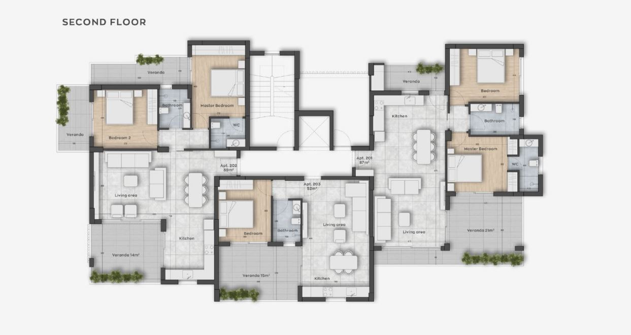 Apartment (Flat) in Germasoyia, Limassol for Sale