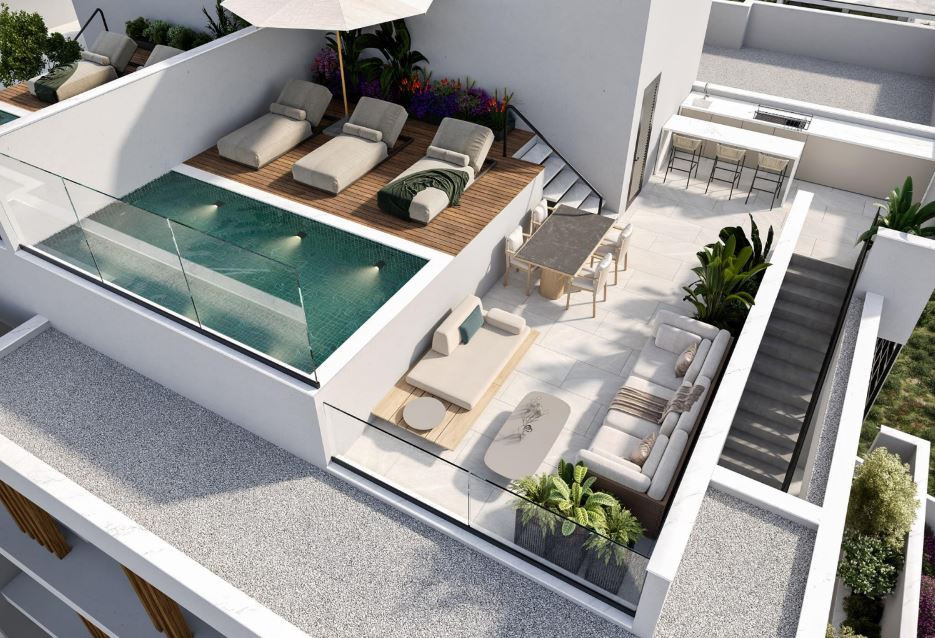 Apartment (Penthouse) in Moutagiaka Tourist Area, Limassol for Sale