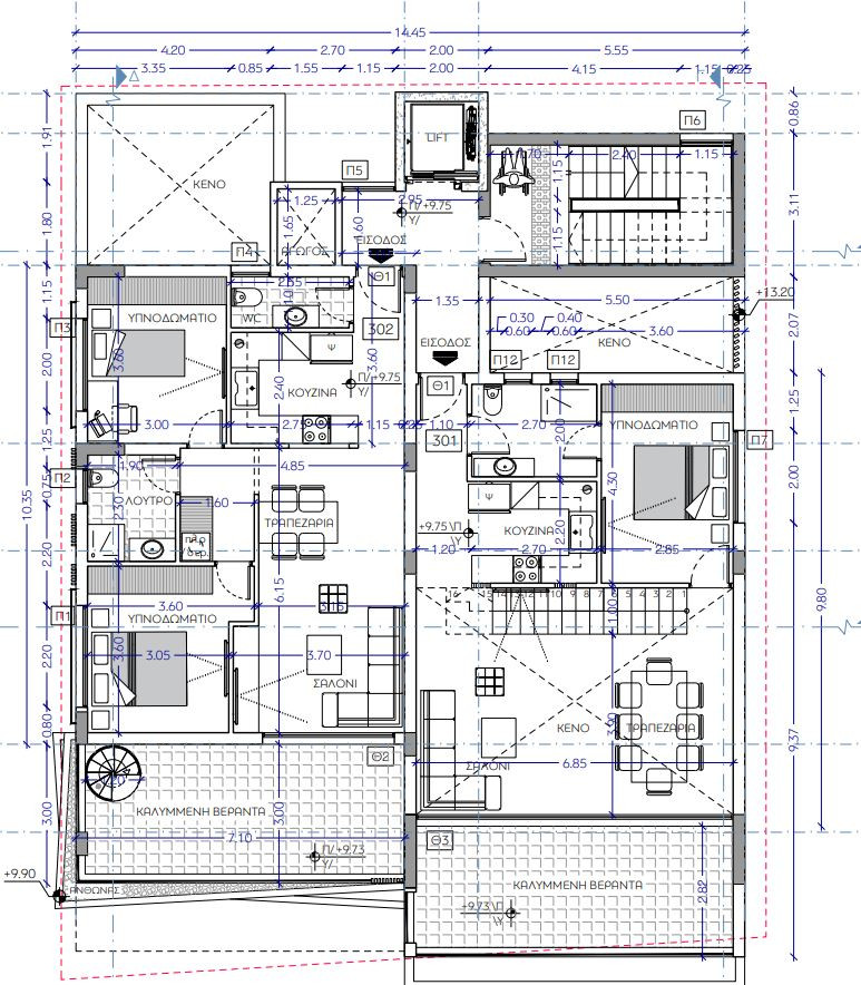 Apartment (Penthouse) in Agios Athanasios, Limassol for Sale