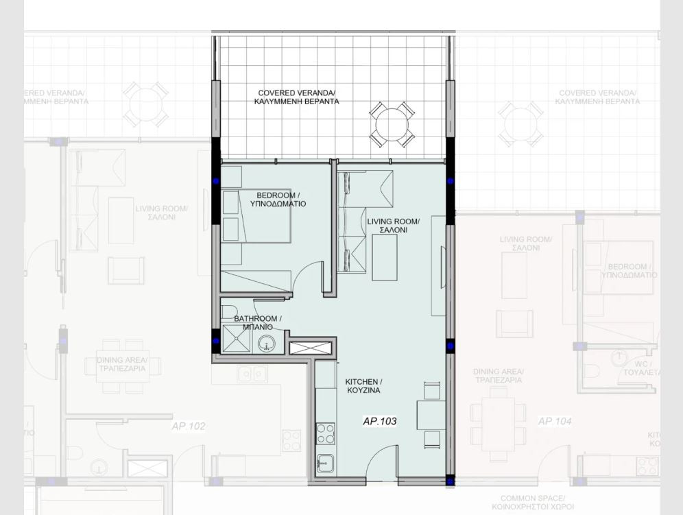 Apartment (Flat) in Mesa Geitonia, Limassol for Sale