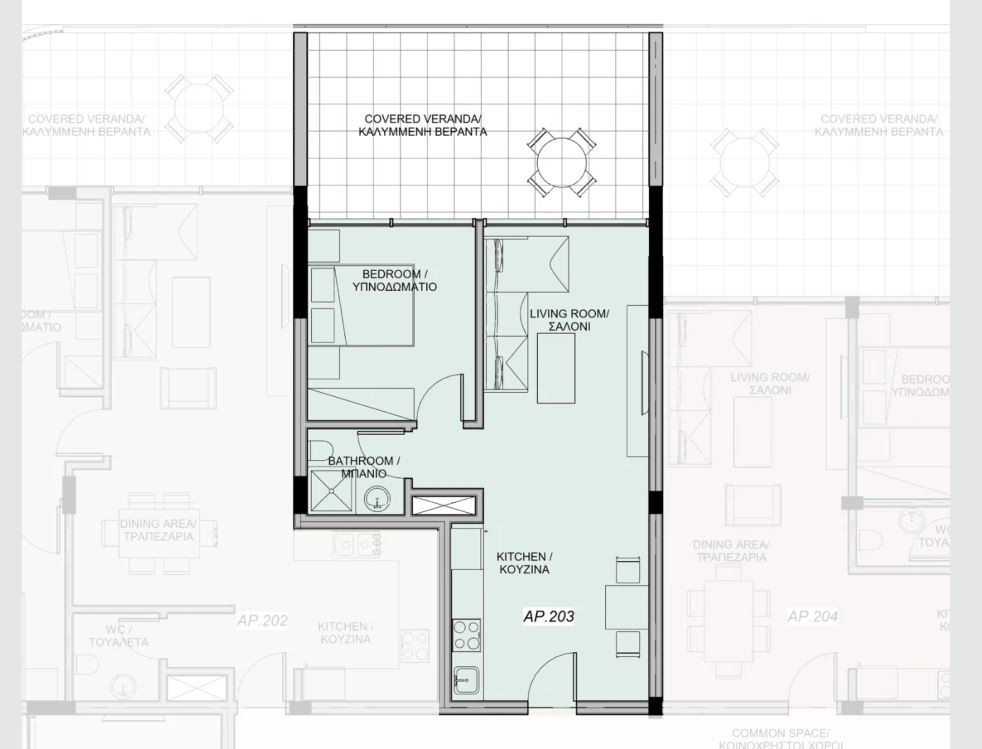 Apartment (Flat) in Mesa Geitonia, Limassol for Sale