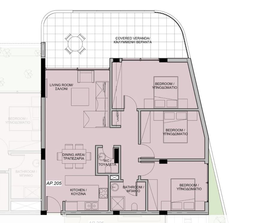 Apartment (Flat) in Mesa Geitonia, Limassol for Sale