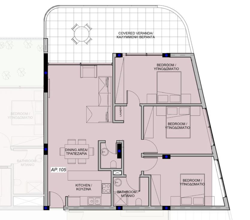 Apartment (Flat) in Mesa Geitonia, Limassol for Sale