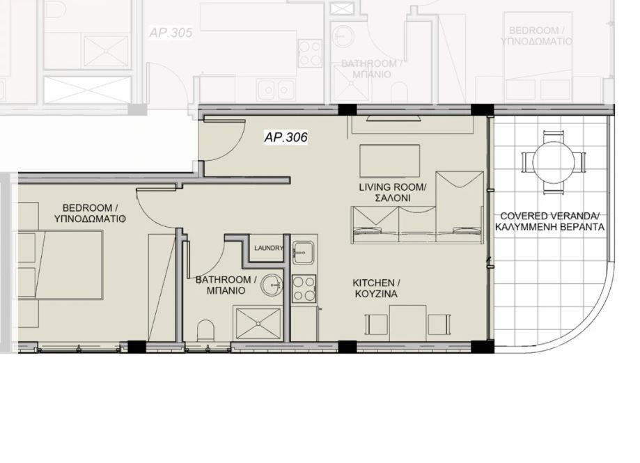 Apartment (Flat) in Mesa Geitonia, Limassol for Sale