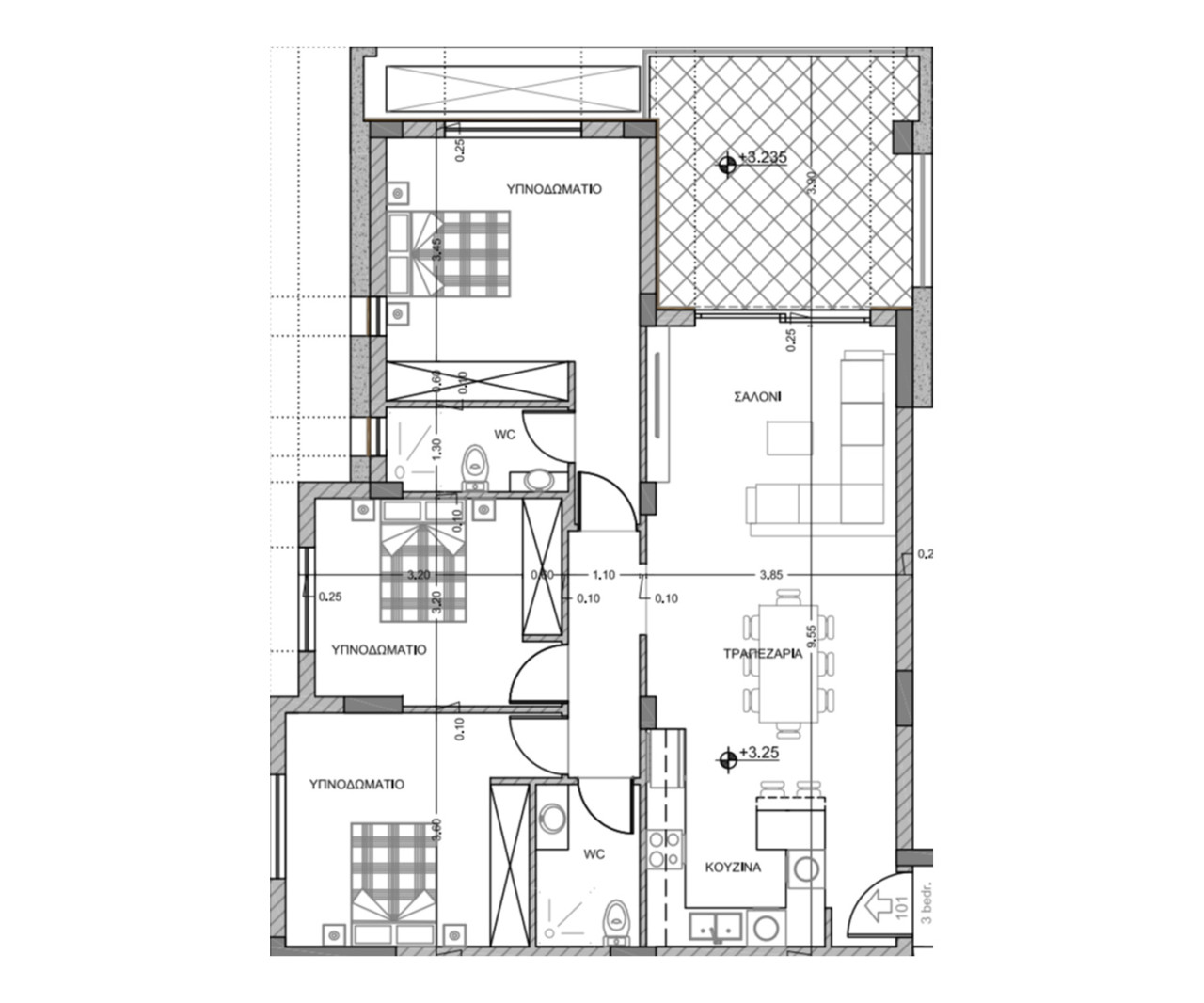 Apartment (Flat) in Chlorakas, Paphos for Sale