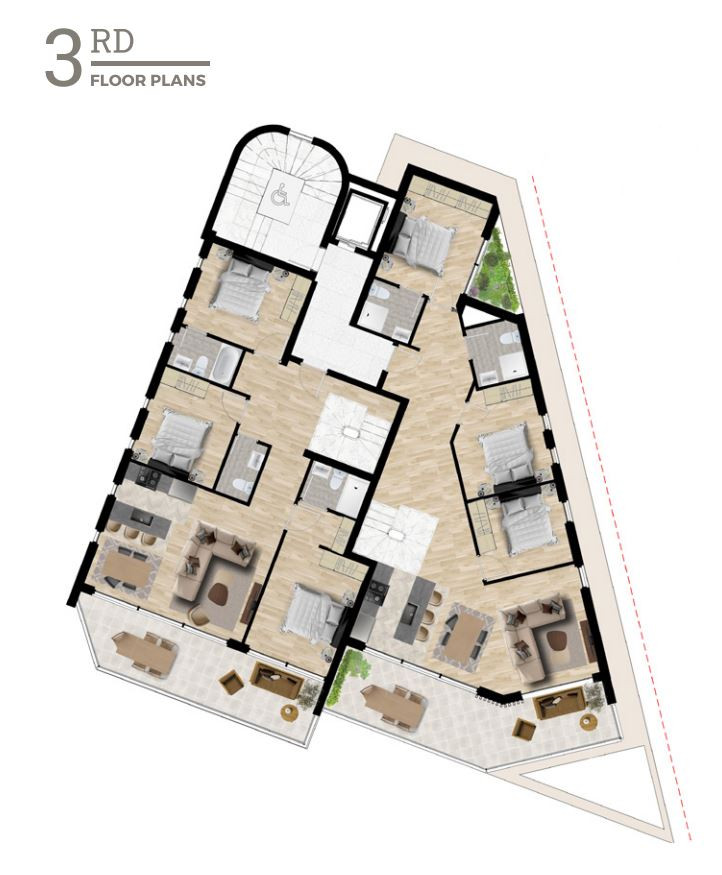 Apartment (Penthouse) in City Center, Paphos for Sale