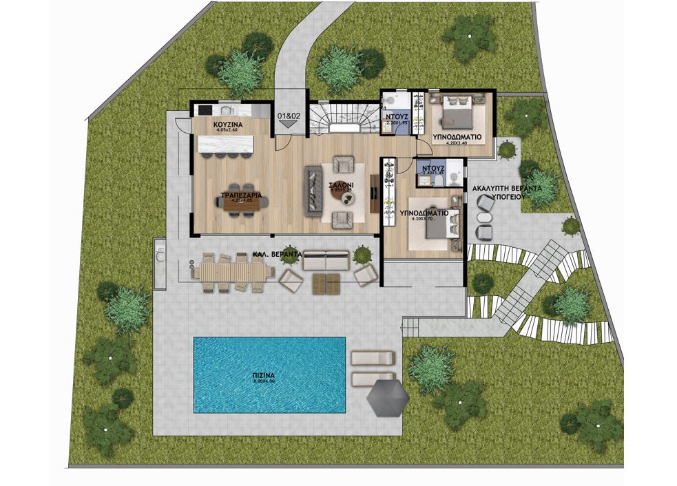 House (Detached) in Pegeia, Paphos for Sale