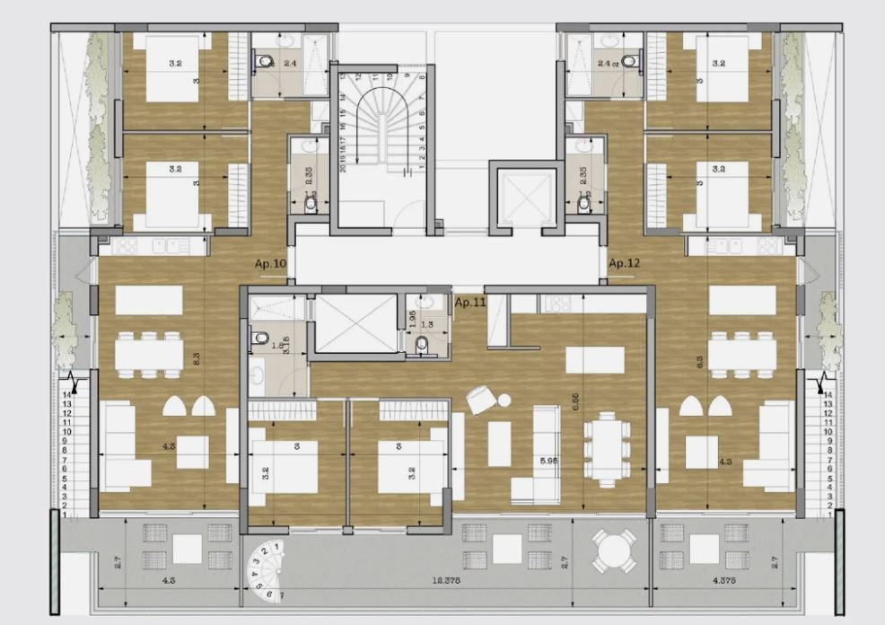 Apartment (Penthouse) in Columbia, Limassol for Sale