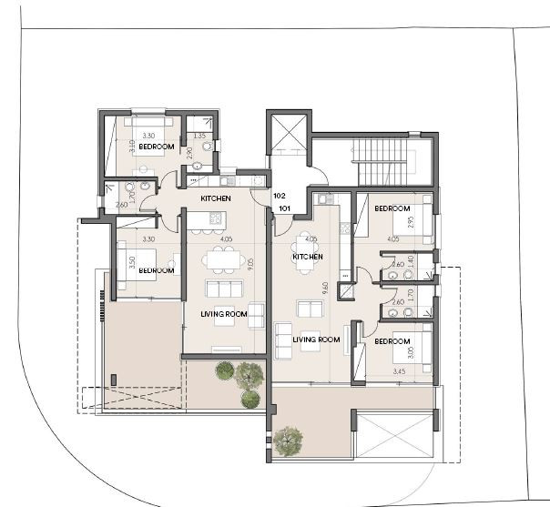 Apartment (Flat) in City Center, Paphos for Sale