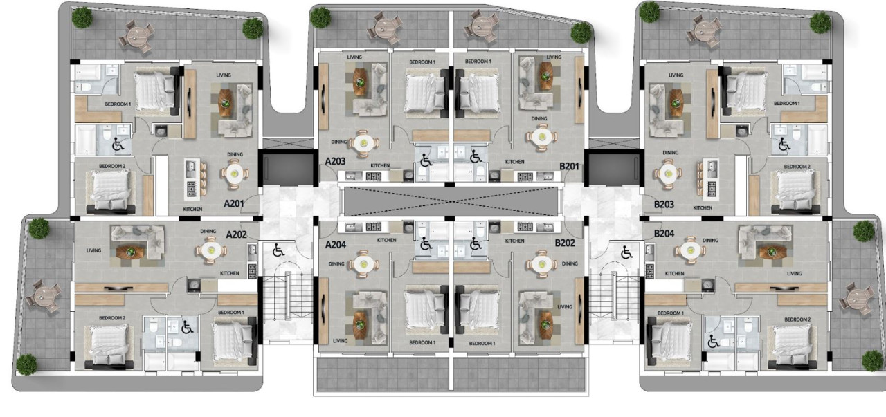 Apartment (Flat) in Livadia, Larnaca for Sale