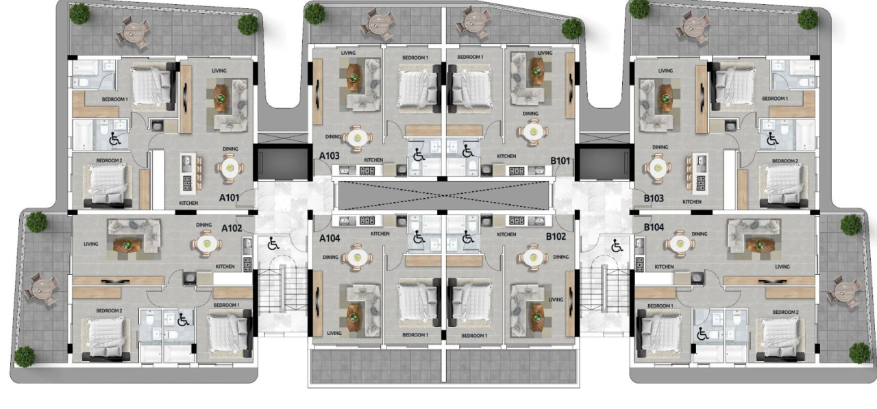 Apartment (Flat) in Livadia, Larnaca for Sale