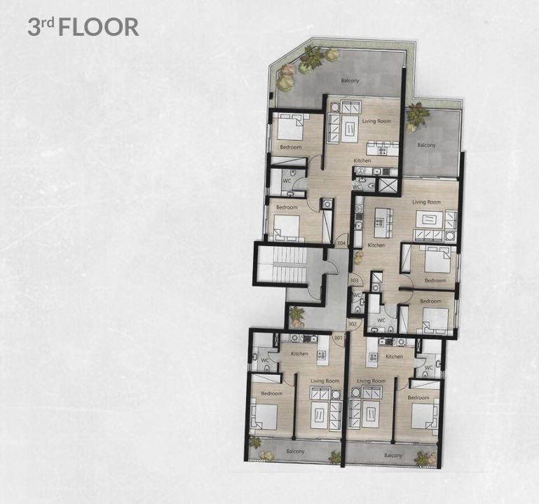 Apartment (Flat) in City Center, Limassol for Sale