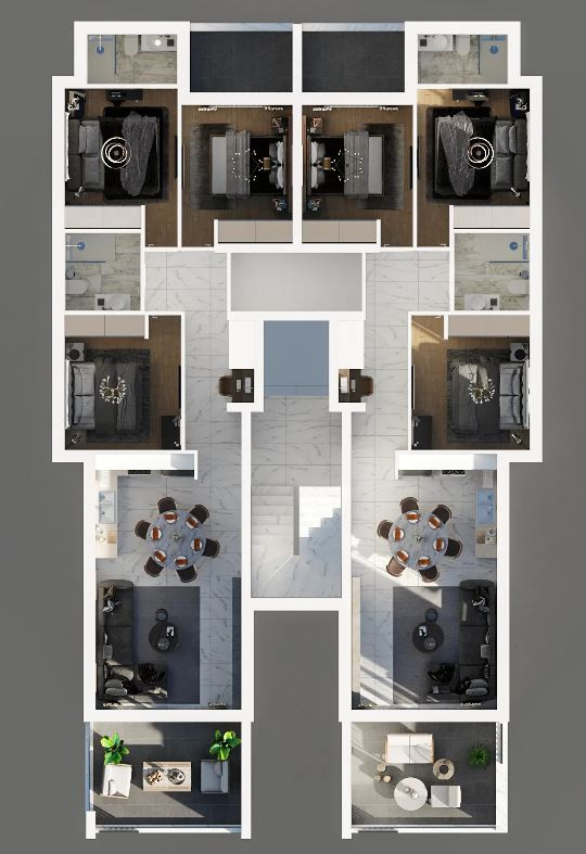 Apartment (Flat) in Aradippou, Larnaca for Sale