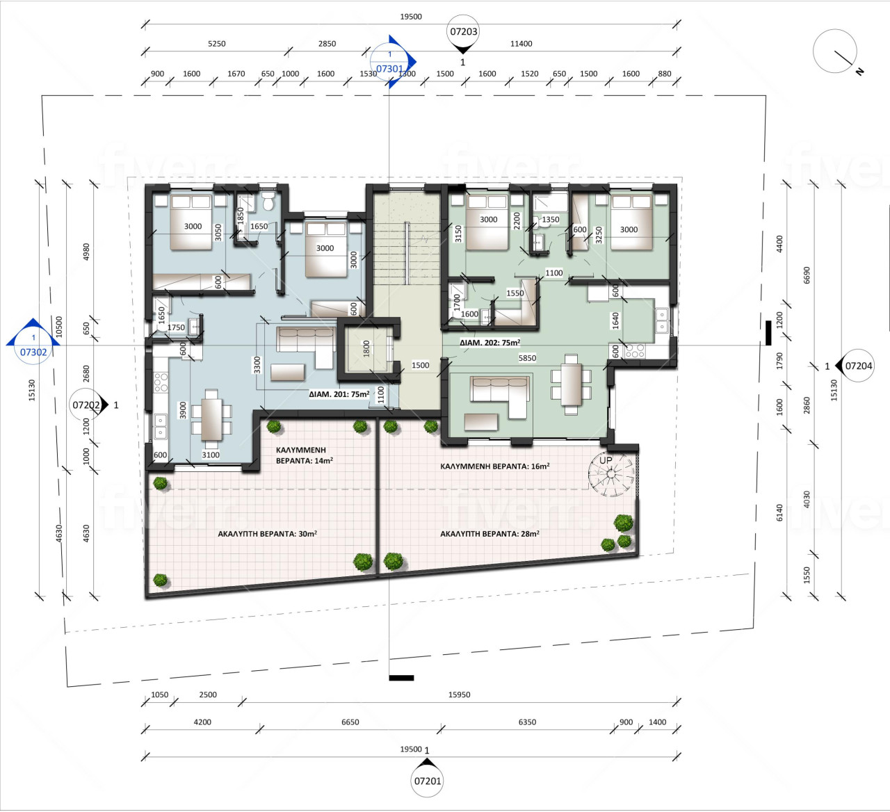 Apartment (Flat) in Kiti, Larnaca for Sale
