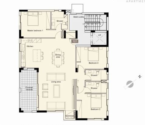 Apartment (Flat) in Agios Theodoros Paphos, Paphos for Sale