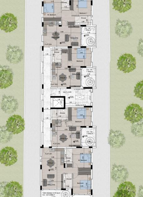 Apartment (Penthouse) in Livadia, Larnaca for Sale