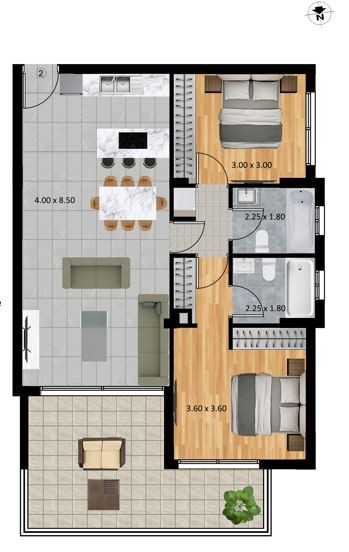 Apartment (Flat) in Germasoyia Tourist Area, Limassol for Sale