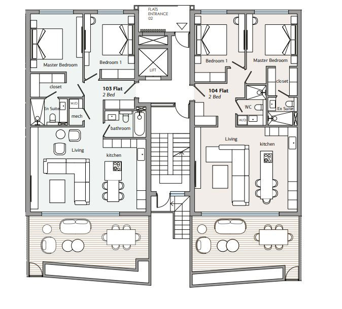 Apartment (Flat) in Germasoyia, Limassol for Sale