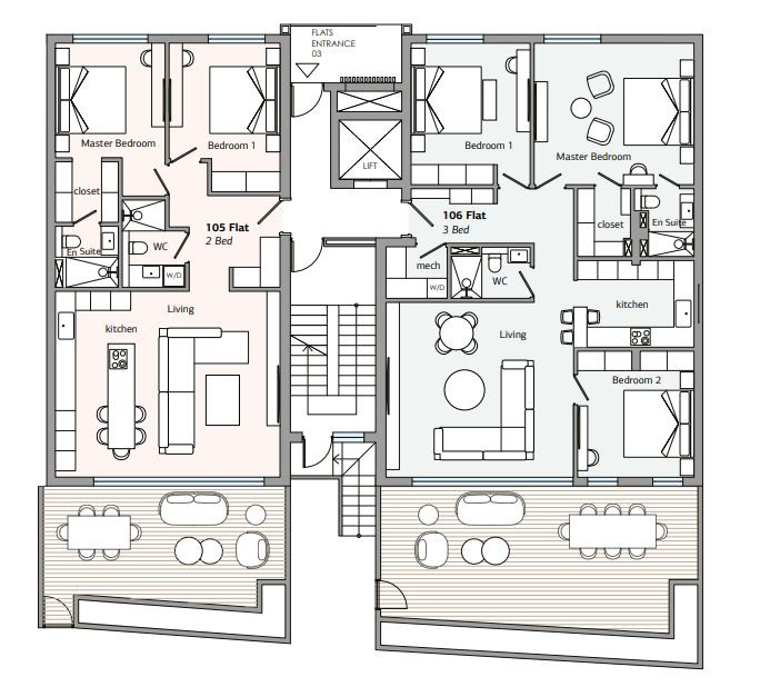 Apartment (Flat) in Germasoyia, Limassol for Sale