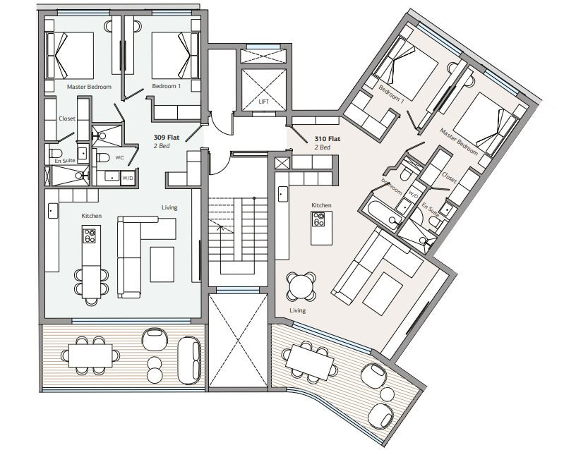 Apartment (Flat) in Germasoyia, Limassol for Sale