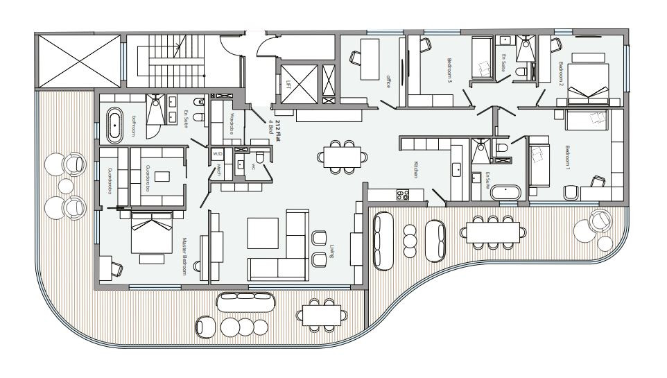 Apartment (Flat) in Germasoyia, Limassol for Sale