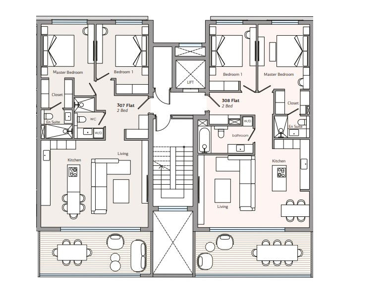 Apartment (Flat) in Germasoyia, Limassol for Sale