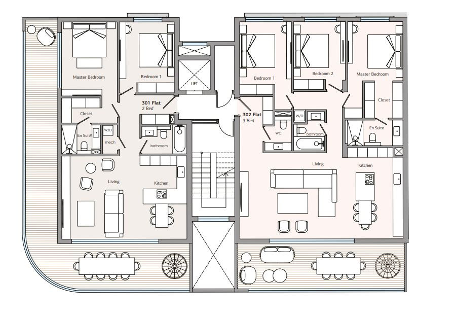 Apartment (Penthouse) in Germasoyia, Limassol for Sale
