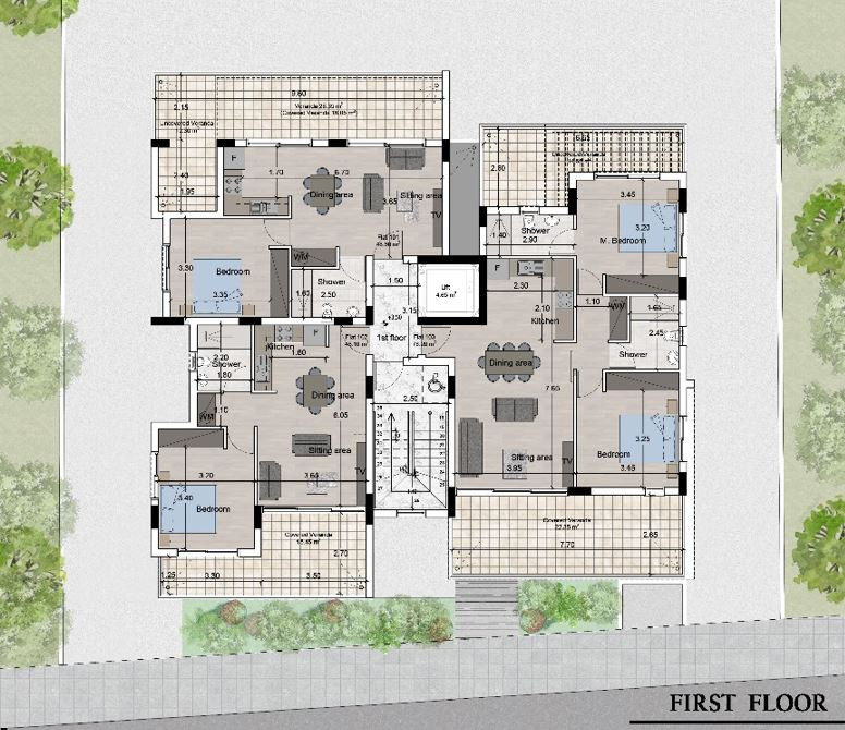 Apartment (Flat) in Aradippou, Larnaca for Sale