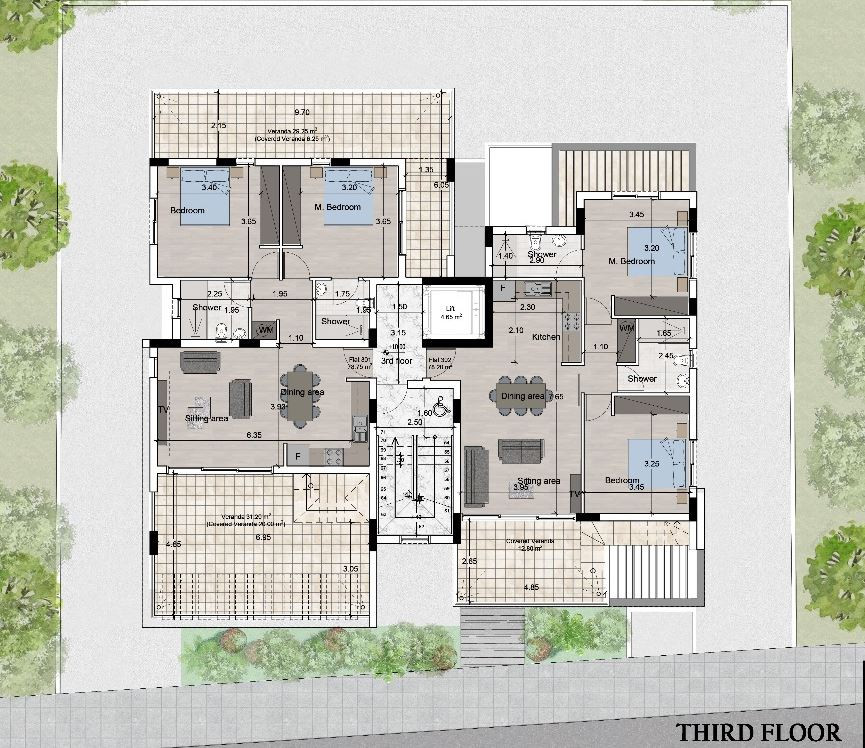 Apartment (Penthouse) in Aradippou, Larnaca for Sale