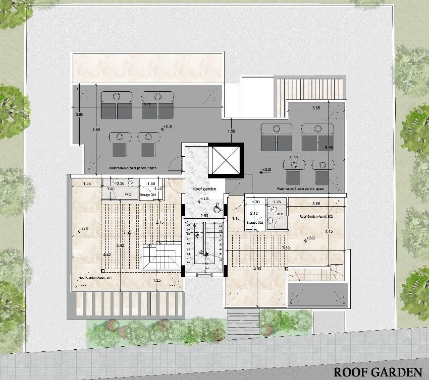 Apartment (Penthouse) in Aradippou, Larnaca for Sale