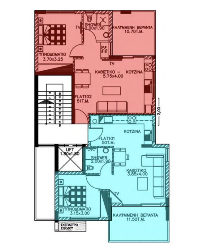 Apartment (Flat) in Mesa Geitonia, Limassol for Sale