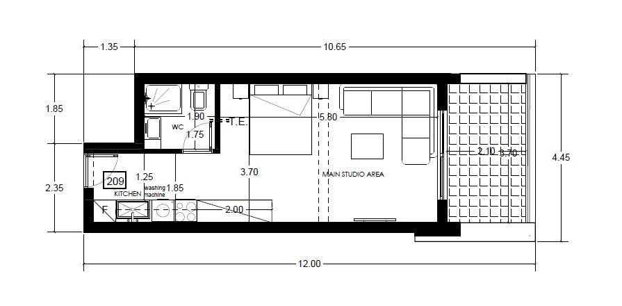 Apartment (Studio) in Zakaki, Limassol for Sale