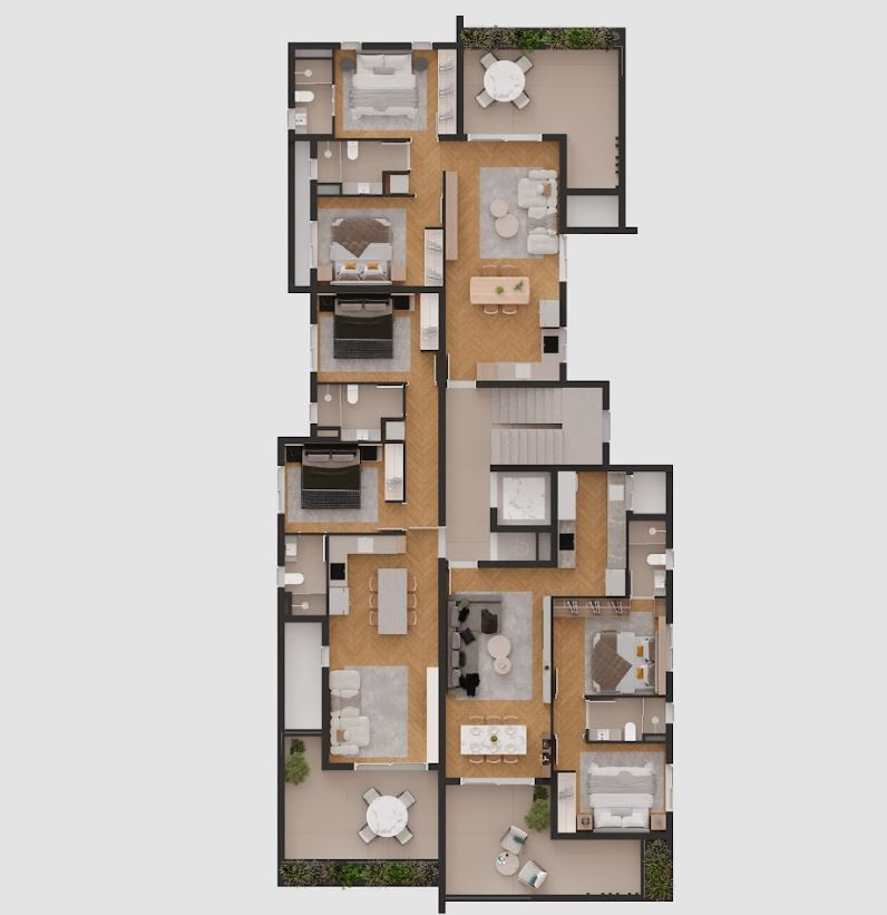 Apartment (Penthouse) in Aradippou, Larnaca for Sale