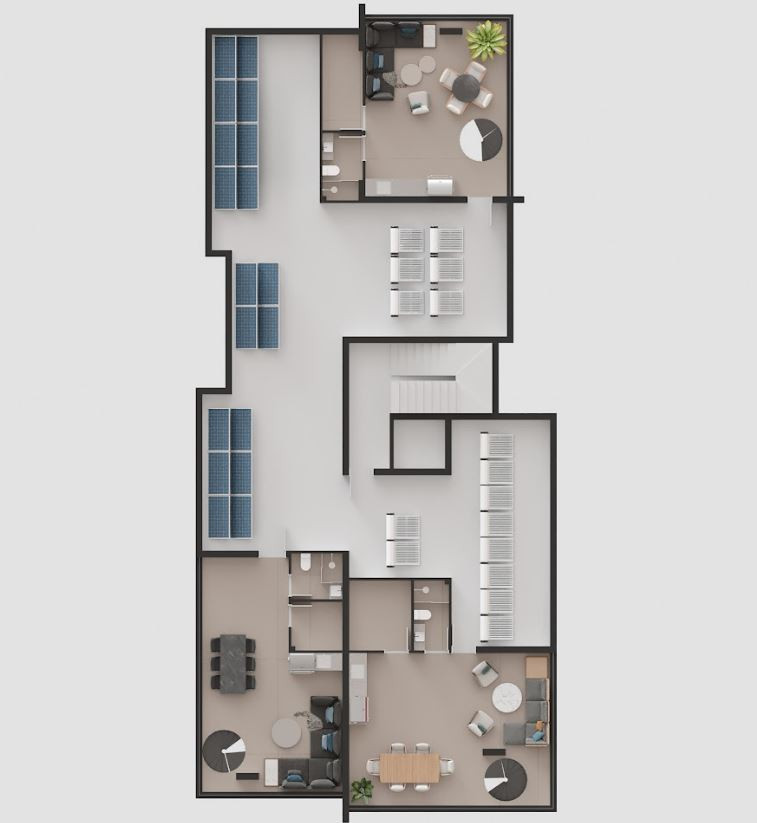 Apartment (Penthouse) in Aradippou, Larnaca for Sale