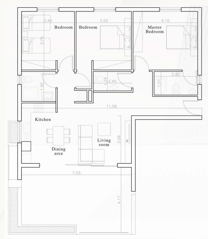 Apartment (Flat) in Larnaca Port, Larnaca for Sale