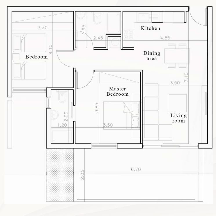 Apartment (Flat) in Larnaca Port, Larnaca for Sale