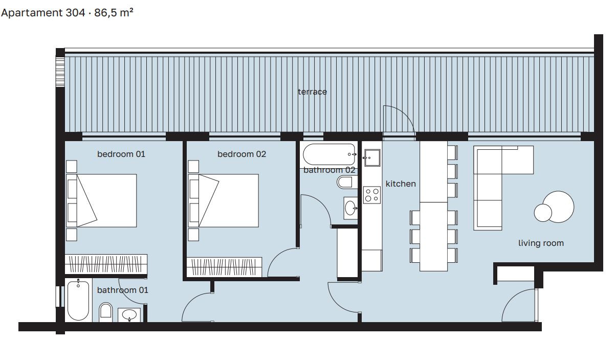 Apartment (Flat) in Agios Ioannis, Limassol for Sale