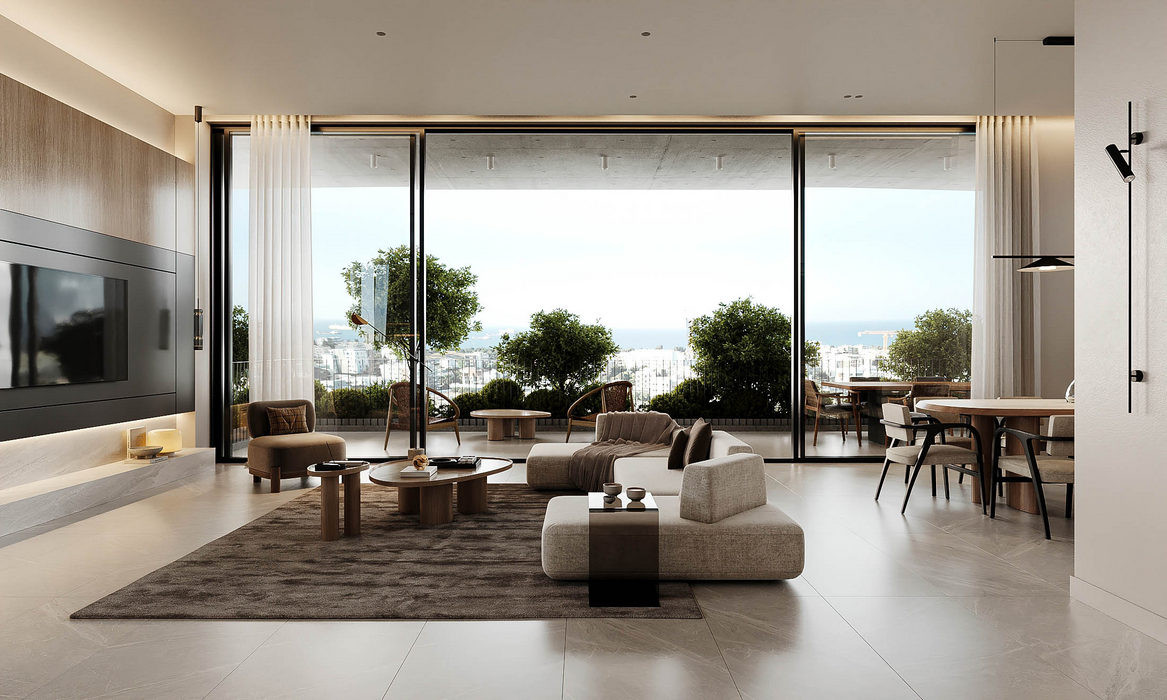 Apartment (Penthouse) in Potamos Germasoyias, Limassol for Sale