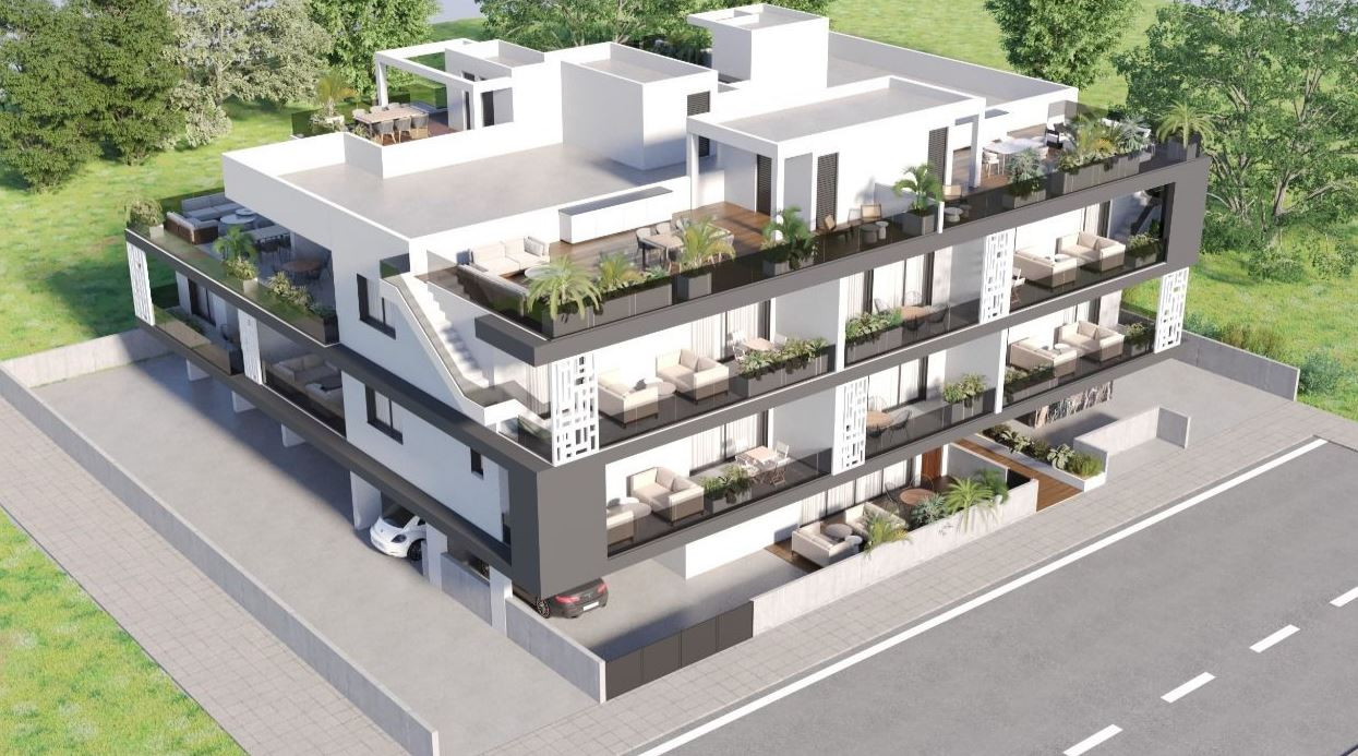 Apartment (Penthouse) in Aradippou, Larnaca for Sale