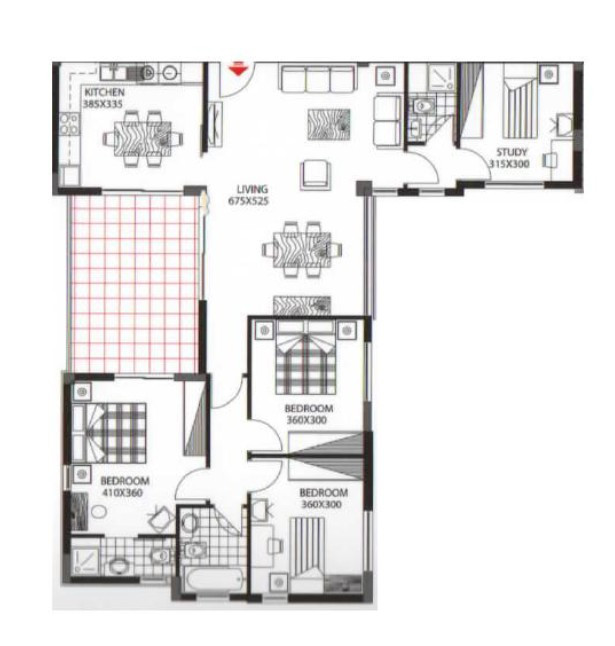 Apartment (Flat) in Agia Zoni, Limassol for Rent