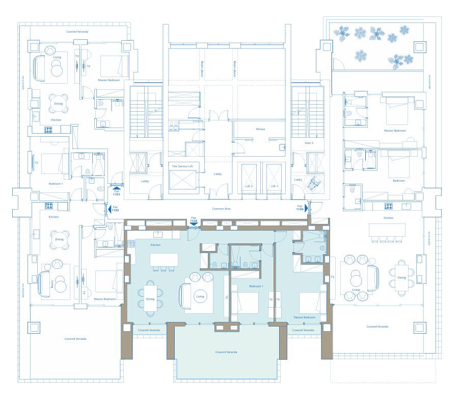 Apartment (Flat) in Posidonia Area, Limassol for Sale
