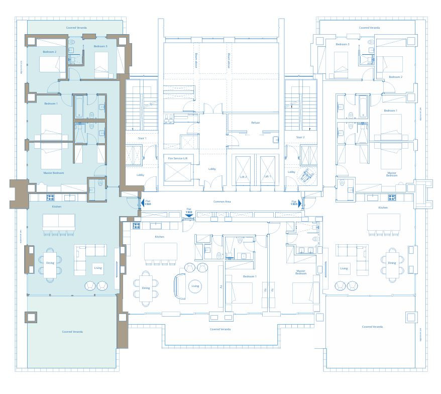 Apartment (Flat) in Posidonia Area, Limassol for Sale