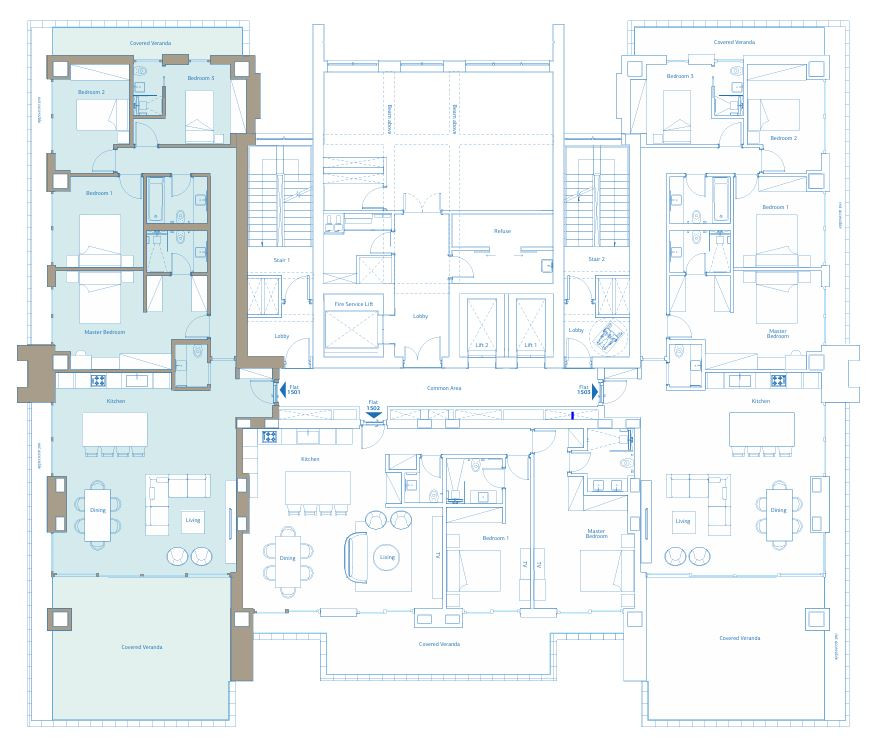 Apartment (Flat) in Posidonia Area, Limassol for Sale