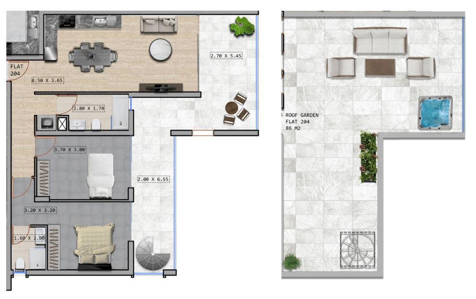 Apartment (Penthouse) in Kiti, Larnaca for Sale