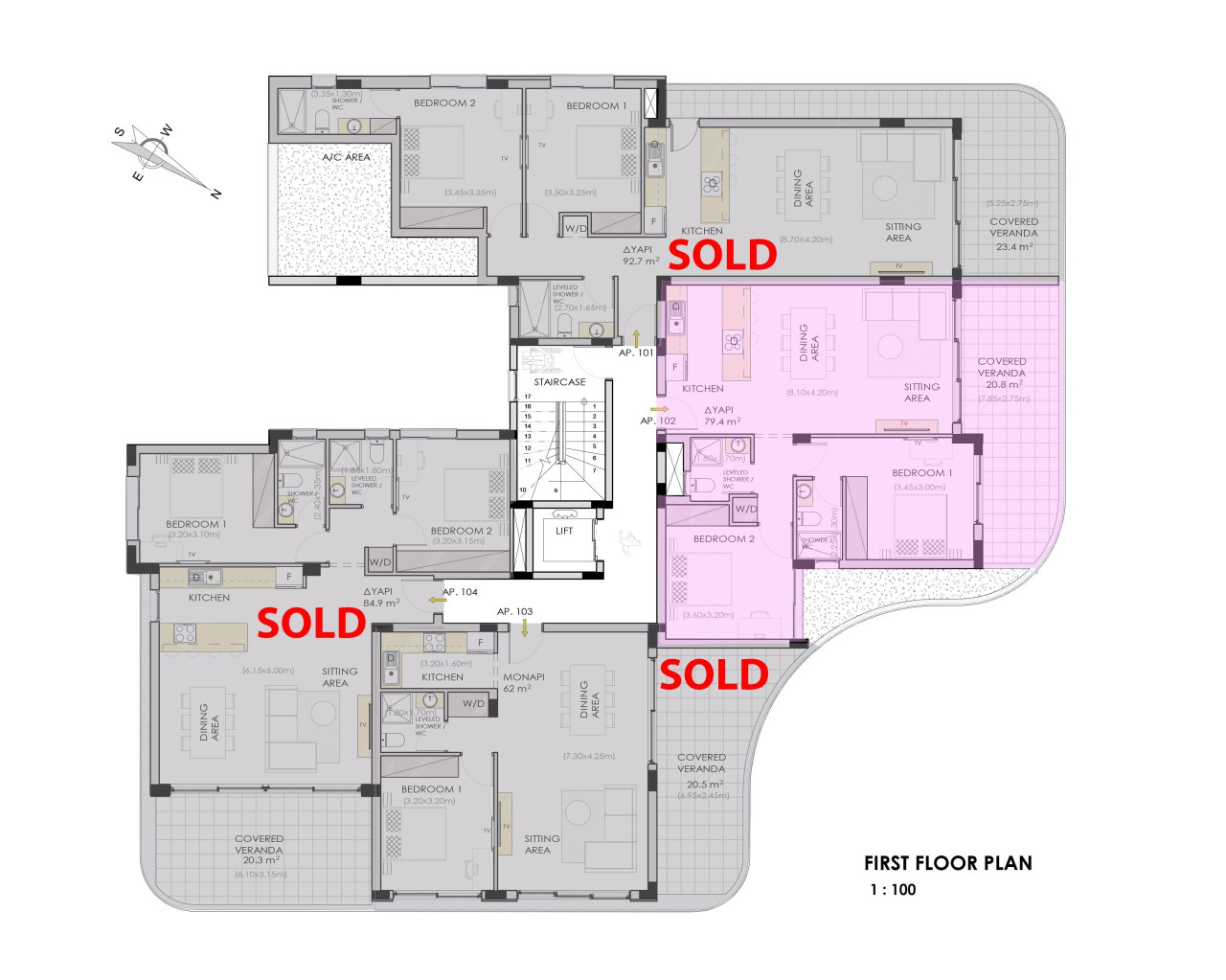 Apartment (Flat) in Lakatamia, Nicosia for Sale