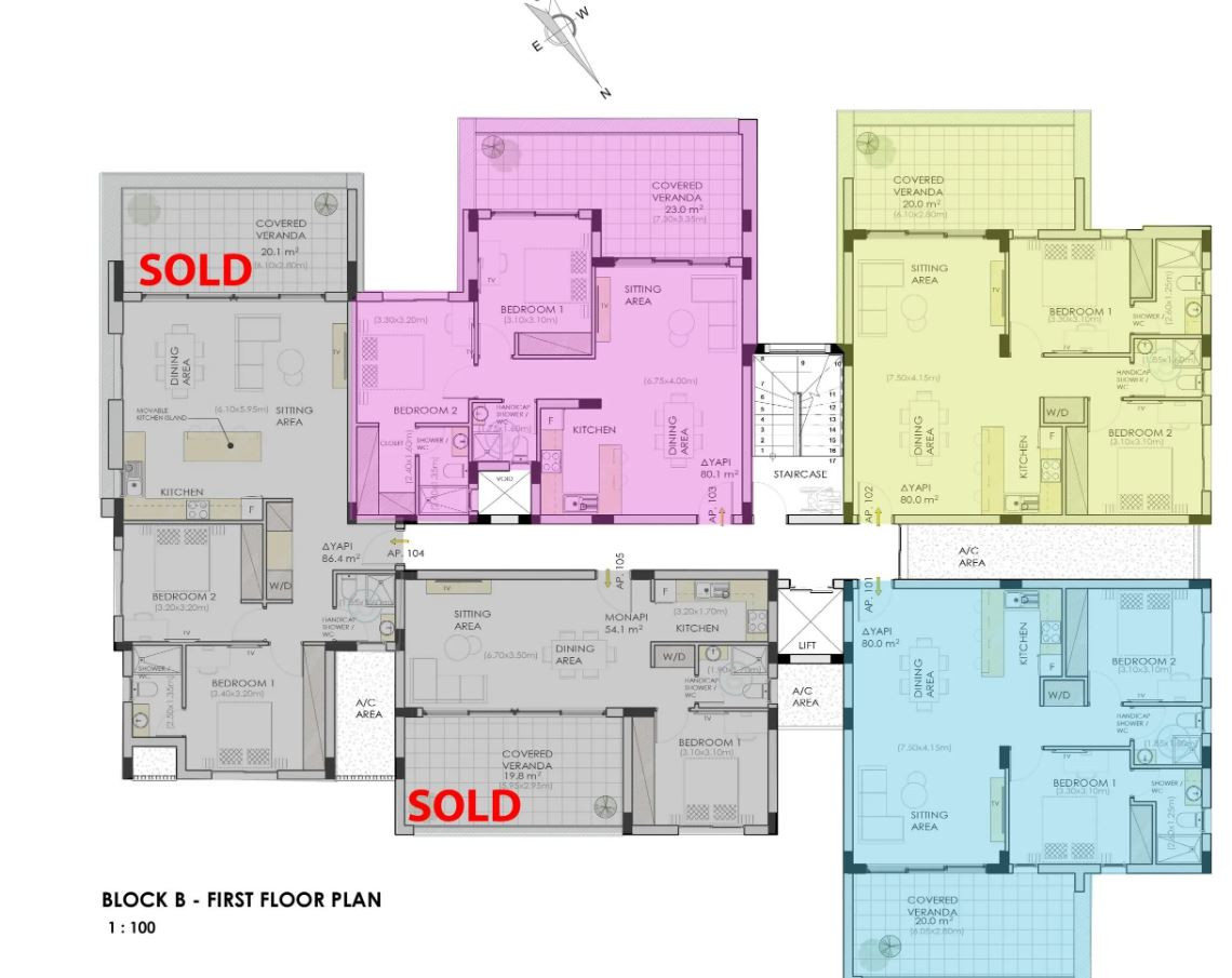Apartment (Flat) in Lakatamia, Nicosia for Sale