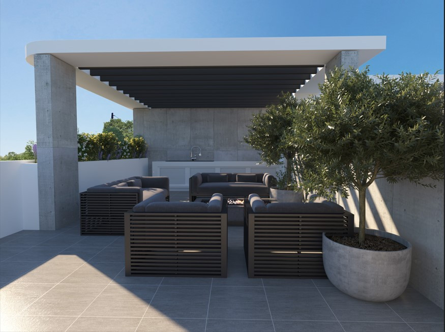 Apartment (Penthouse) in Livadia, Larnaca for Sale