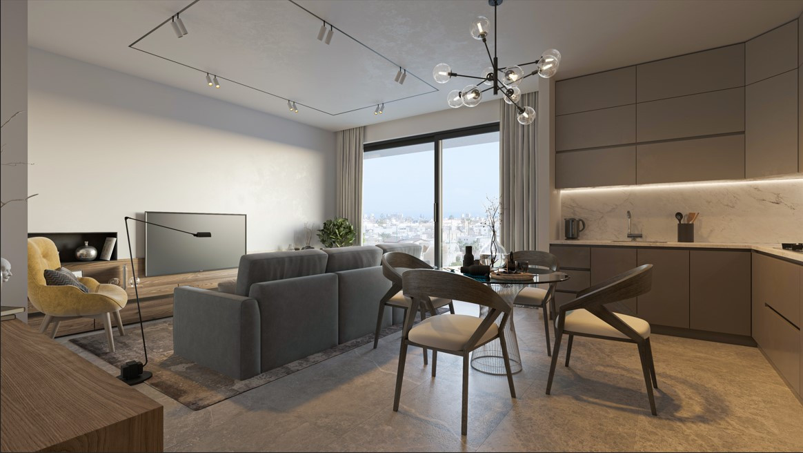 Apartment (Penthouse) in Deryneia, Famagusta for Sale